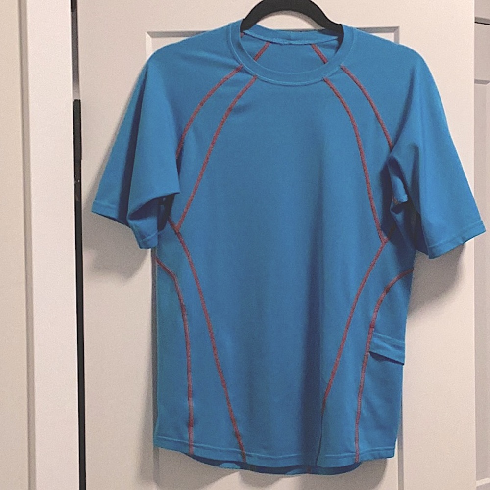 Lululemon Blue Short Sleeve Tee in  XS